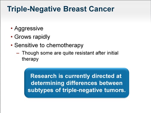 good news for triple negative breast cancer grade 3