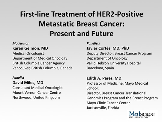 First Line Treatment Of Her2 Positive Metastatic Breast Cancer Present