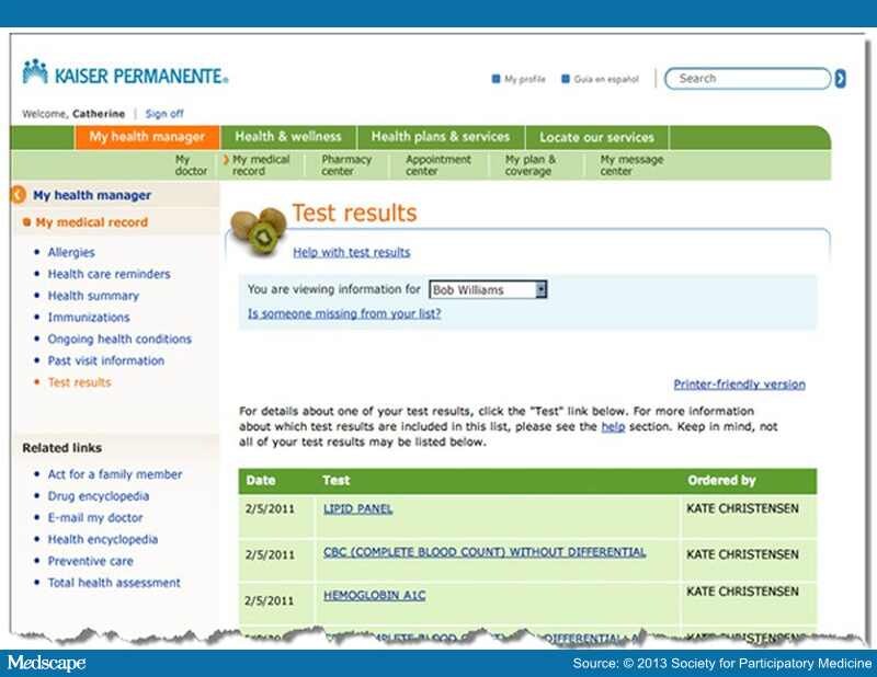 Viewing Laboratory Test Results Online