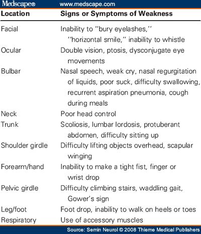 Muscle Power Grading Chart