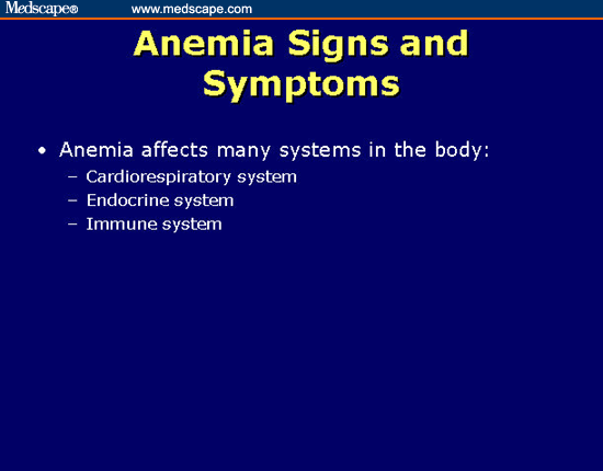 Anemia Signs