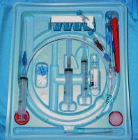 Central venous catheter equipment. Image courtesy 