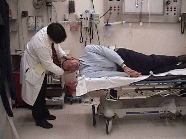  the patient to assist with the rolling movement and to prevent falls.