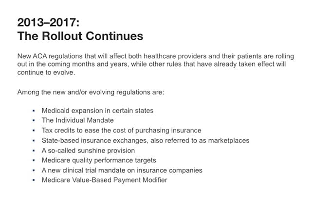 ACA Timeline: Key Dates for Providers and Patients - Page 3 - Activism ...