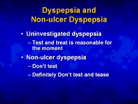 dyspepsia  causes