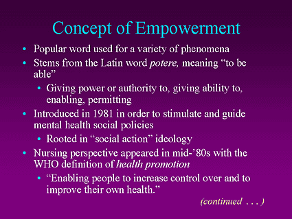 empowerment slide concept patient cancer essay india