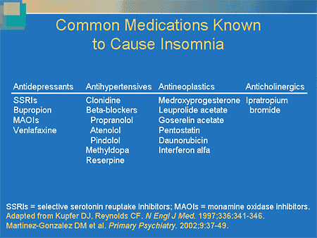 insomnia medications