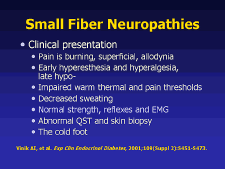 neuropathy fiber small slide symptoms treatment diagnosed diabetic neuropathies diagnose signs know