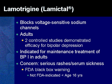 how does lamictal treat bipolar disorder