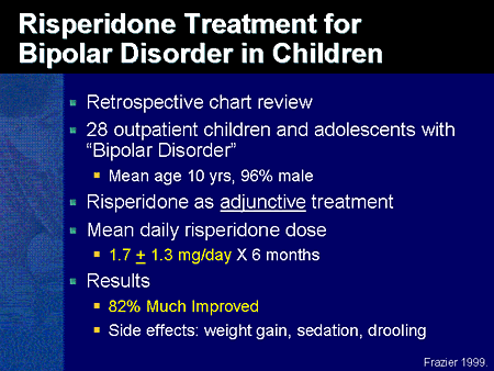 risperidone depot bipolar disorder