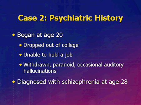 case study about residual schizophrenia
