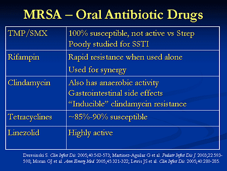 mrsa antibiotic bactrim diarrhea medication treatment infection bloody stop if