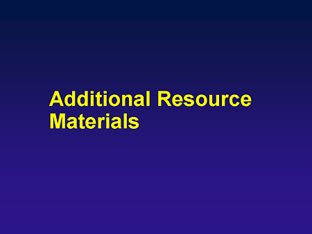 resource materials