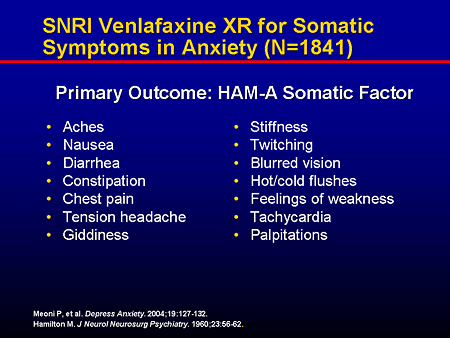 venlafaxine in generalized anxiety disorder