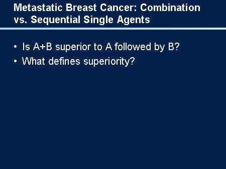 Treatment for Advanced Breast Cancer: Chemotherapy ...