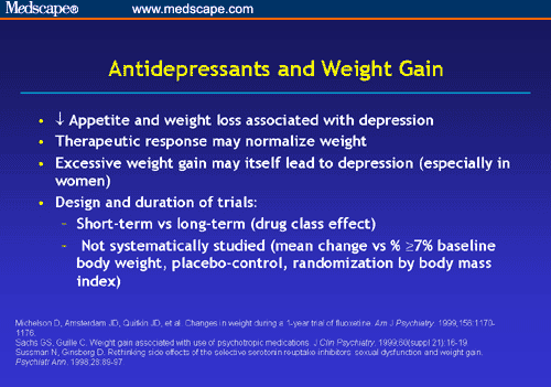 Antidepressants Weight Loss Zoloft And Weight