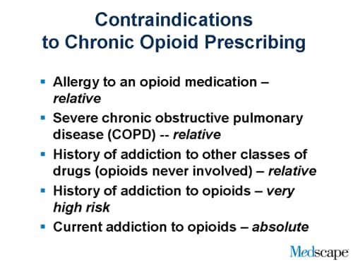 Opioids for chronic pain