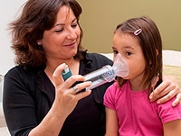 Asthma puffer steroids