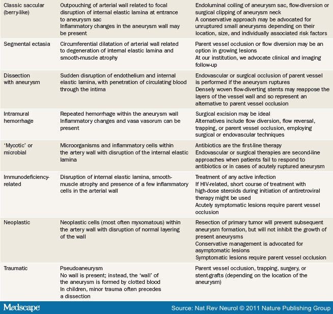 Intracranial Aneurysms: From Vessel Wall Pathology to Therapeutic Approach