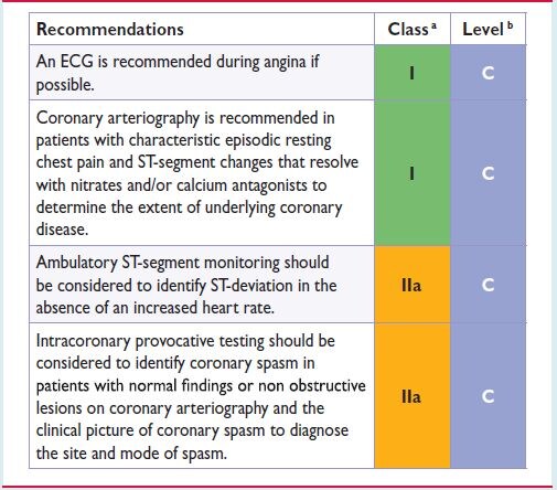 2013 ESC Guidelines on Management of Stable CAD