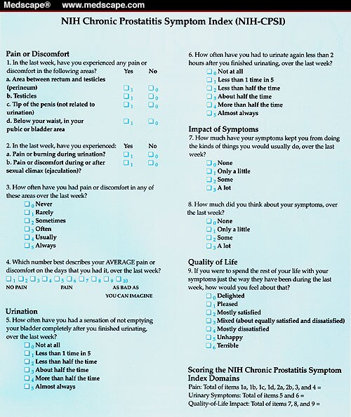 Chronic Prostatitis