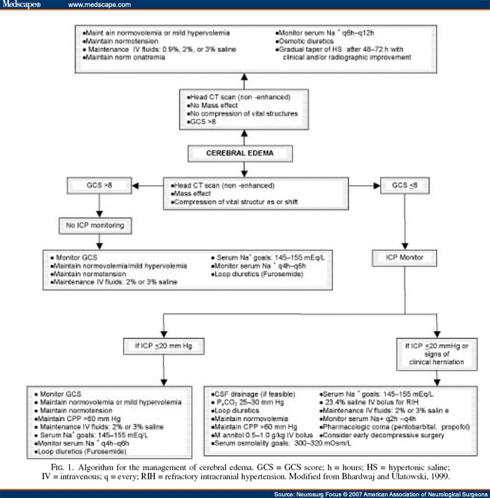 Medical Management of Cerebral Edema