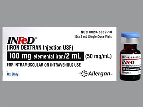 INFeD, Dexferrum (iron Dextran Complex) Dosing, Indications ...