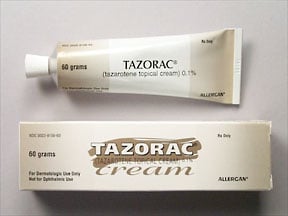 Avage, Tazorac (tazarotene topical) dosing, indications, interactions ...