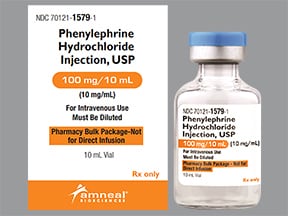 Biorphen, Vazculep (phenylephrine IV) dosing, indications, interactions ...