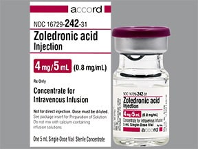 Reclast, Zometa (zoledronate) dosing, indications, interactions ...