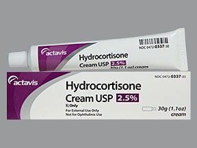 hydrocortisone topical 2.5 % cream.