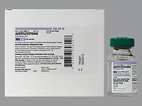 acetylcysteine vial inhalation antidote dosing
