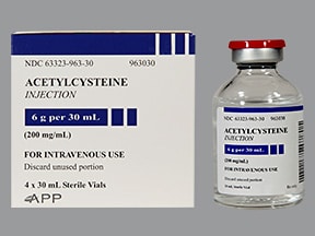 Acetadote Cetylev Acetylcysteine Antidote Dosing Indications   APP09630 