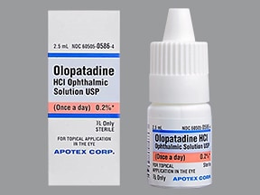 Pataday, Patanol (olopatadine ophthalmic) dosing, indications ...