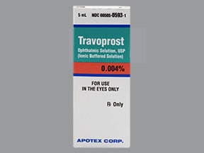 Travatan (travoprost ophthalmic) dosing, indications, interactions ...