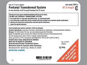 Duragesic (fentanyl Transdermal) Dosing, Indications, Interactions ...