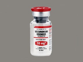 Norcuron (vecuronium) dosing, indications, interactions, adverse ...