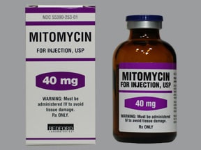 (mitomycin) dosing, indications, interactions, adverse effects, and more