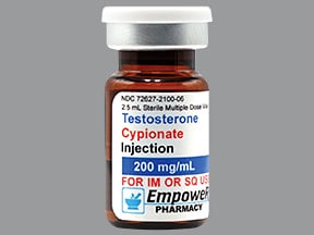 Depo-Testosterone, Aveed, Xyosted (testosterone cypionate, enanthate or ...