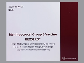 Trumenba, Bexsero (meningococcal Group B Vaccine) Dosing, Indications ...