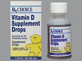 cholecalciferol (vitamin D3) oral 10 mcg/mL (400 unit/mL) drops