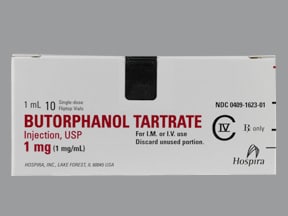 Stadol (butorphanol) dosing, indications, interactions, adverse effects ...