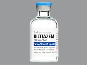 Cardizem, Cardizem CD (diltiazem) dosing, indications, interactions ...