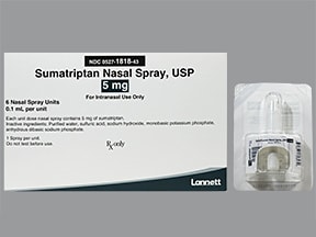 imitrex nasal dosing