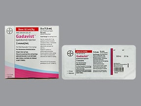 Gadavist (gadobutrol) dosing, indications, interactions, adverse ...