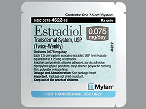 Estrace, Vivelle-Dot (estradiol) dosing, indications, interactions ...