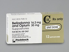 (belladonna And Opium) Dosing, Indications, Interactions, Adverse ...