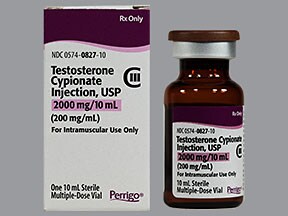 Depo-Testosterone, Aveed, Xyosted (testosterone cypionate, enanthate or ...