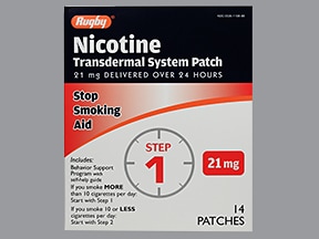 Nicoderm CQ, Nicotrol (nicotine transdermal) dosing, indications ...