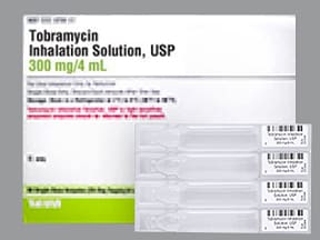 TOBI, Bethkis (tobramycin Inhaled) Dosing, Indications, Interactions ...